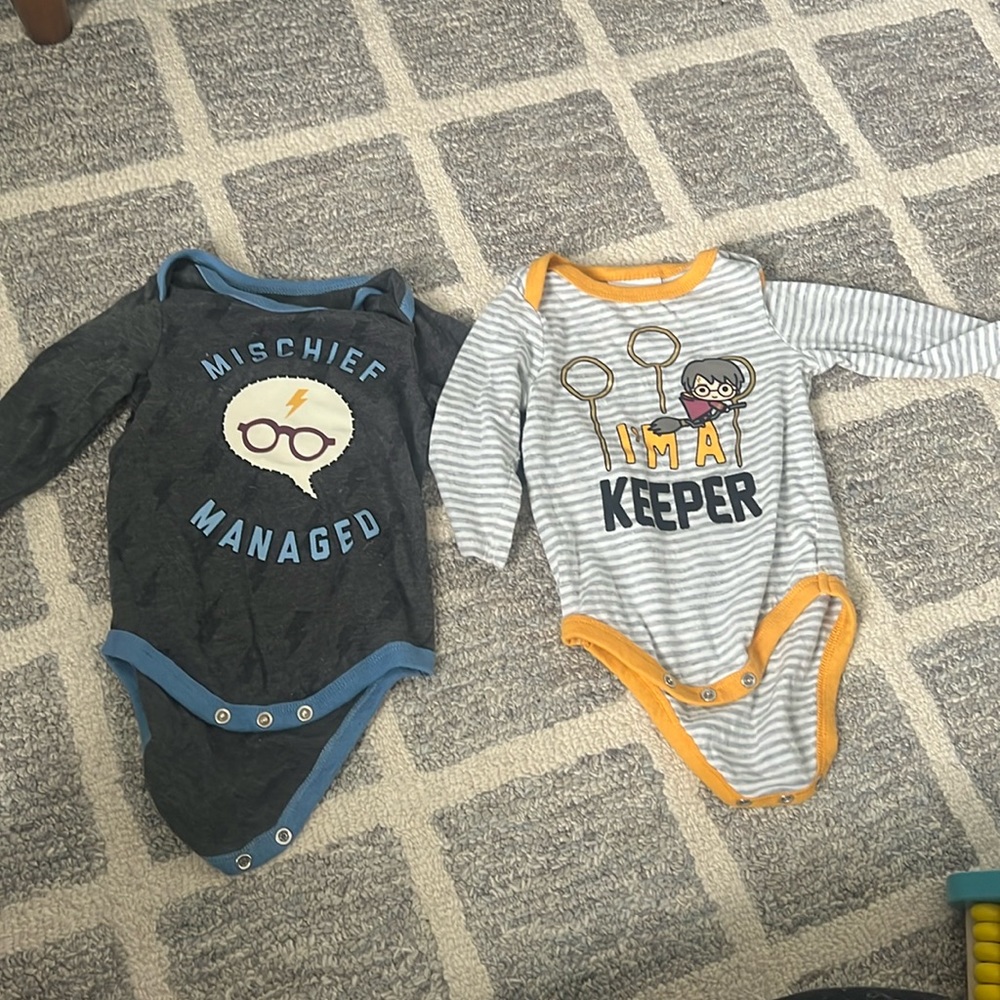 Harry Potter onsies 3-6 months